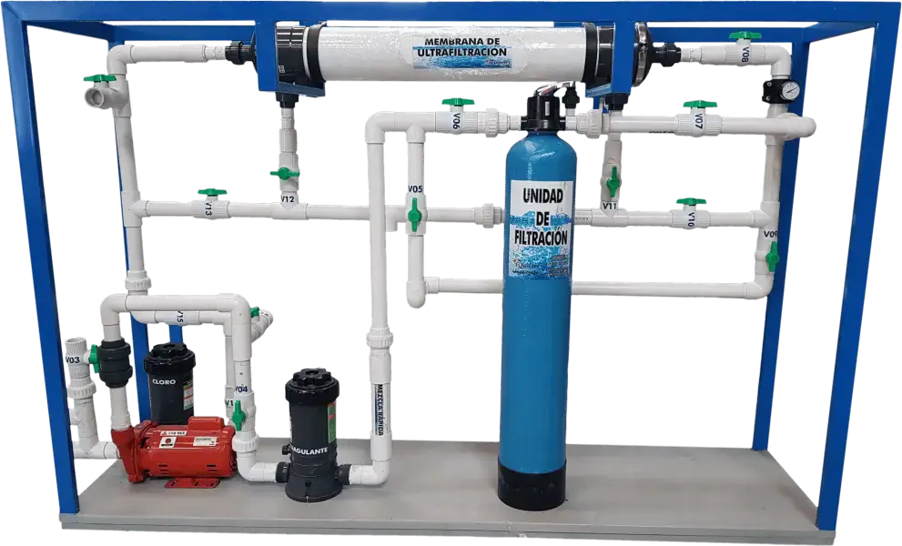 PLANTA DE POTABILIZACIÓN POR ULTRAFILTRACIÓN - TRATAMIENTO DE AGUAS - AKWA -FUSION INGENIERIA