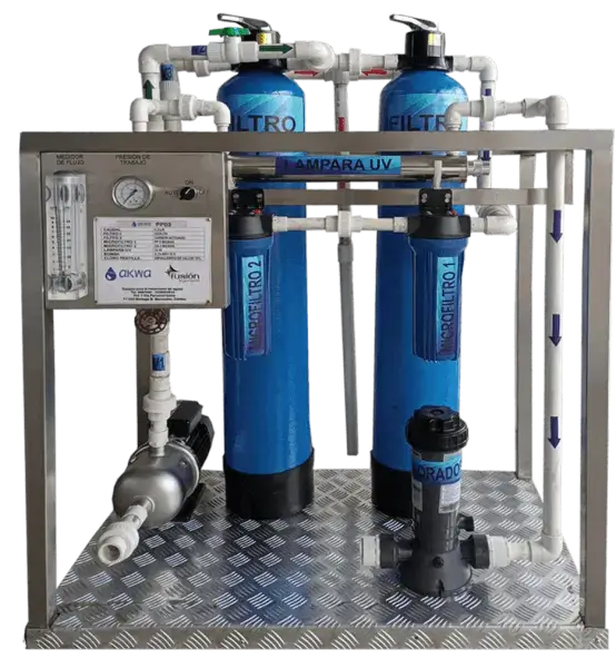 PLANTA DE POTABILIZACIÓN PORTATIL PP05 - TRATAMIENTO DE AGUAS - AKWA - FUSION INGENIERIA